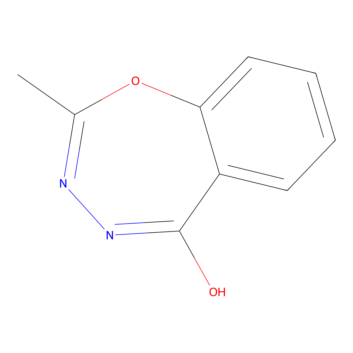 2-methyl-1,3,4-benzoxadiazepin-5(4H)-one molecular structure, CAS 144760-62-3