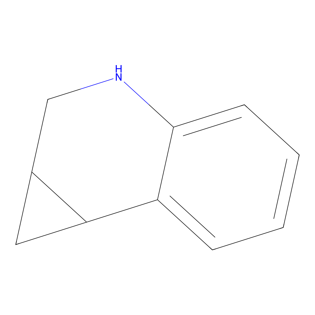 1A,2,3,7B-Tetrahydro-1H-cyclopropa[C]quinoline molecular structure, CAS 1447606-51-0