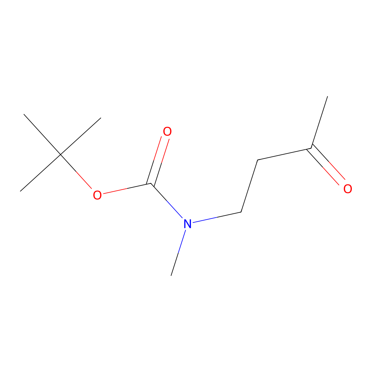N-Boc-N-methyl-4-amino-2-butanone molecular structure, CAS 1447607-14-8