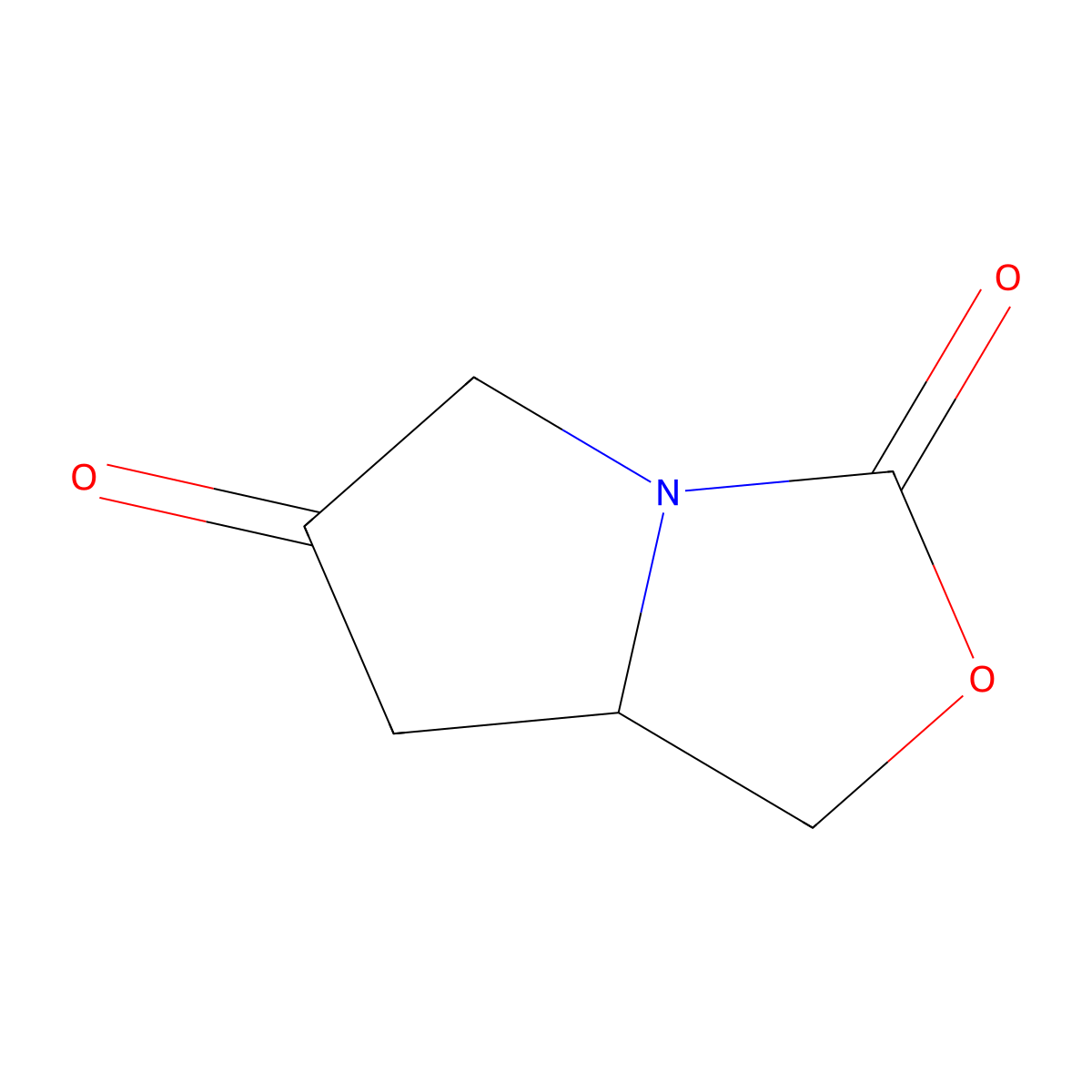 (S)-Dihydropyrrolo[1,2-C]oxazole-3,6(1H,5H)-dione molecular structure, CAS 1447615-97-5