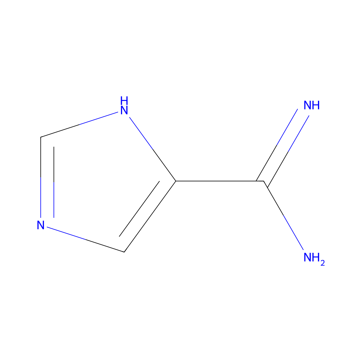 1H-imidazole-5-carboximidamide molecular structure, CAS 1447663-62-8
