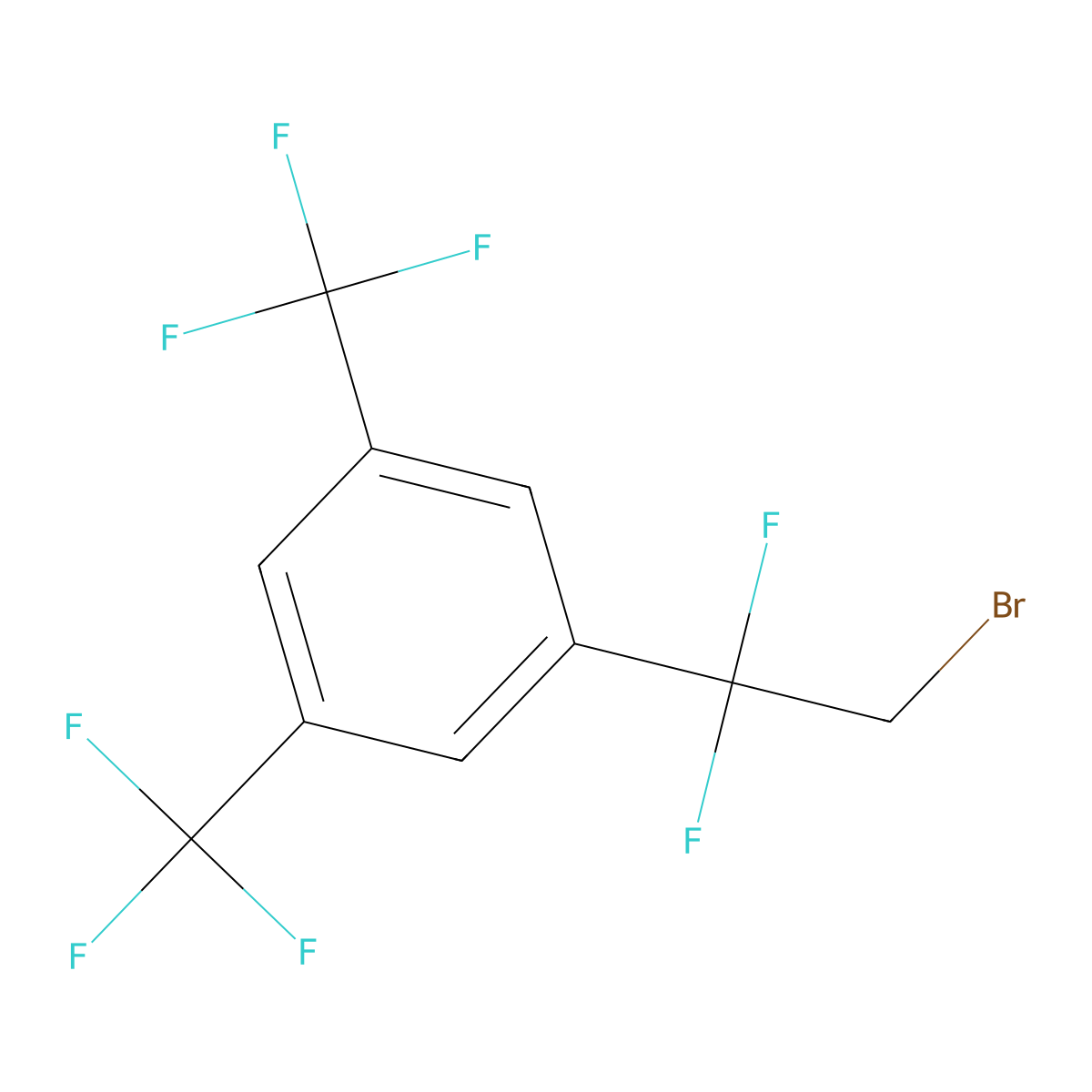 1-(2-Bromo-1,1-difluoroethyl)-3,5-bis(trifluoromethyl)benzene molecular structure, CAS 1447671-72-8