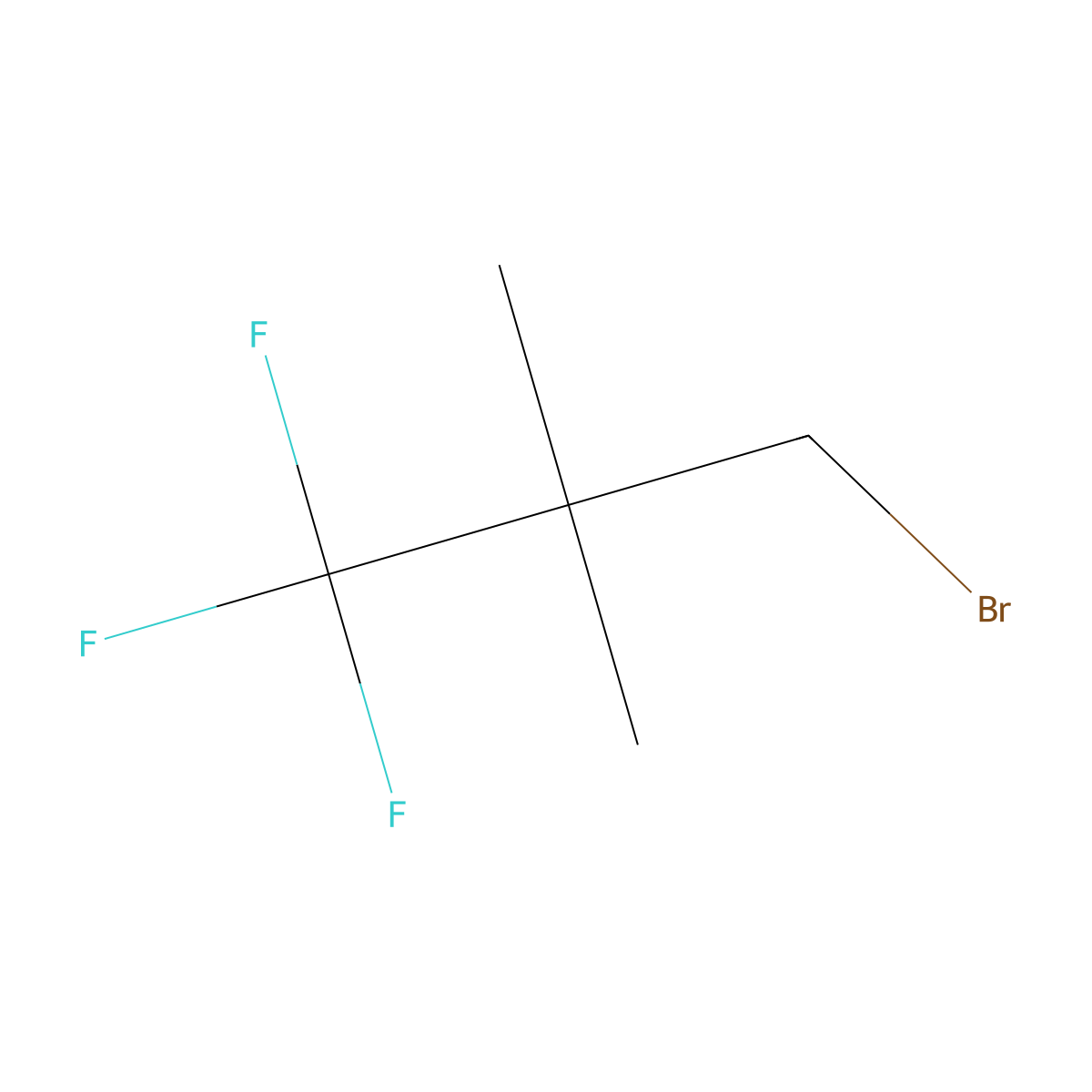 3-Bromo-1,1,1-trifluoro-2,2-dimethylpropane molecular structure, CAS 1447671-73-9