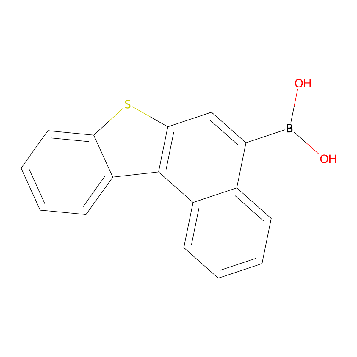 Benzo[b]naphtho[1,2-d]thiophen-5-ylboronic acid molecular structure, CAS 1447709-01-4