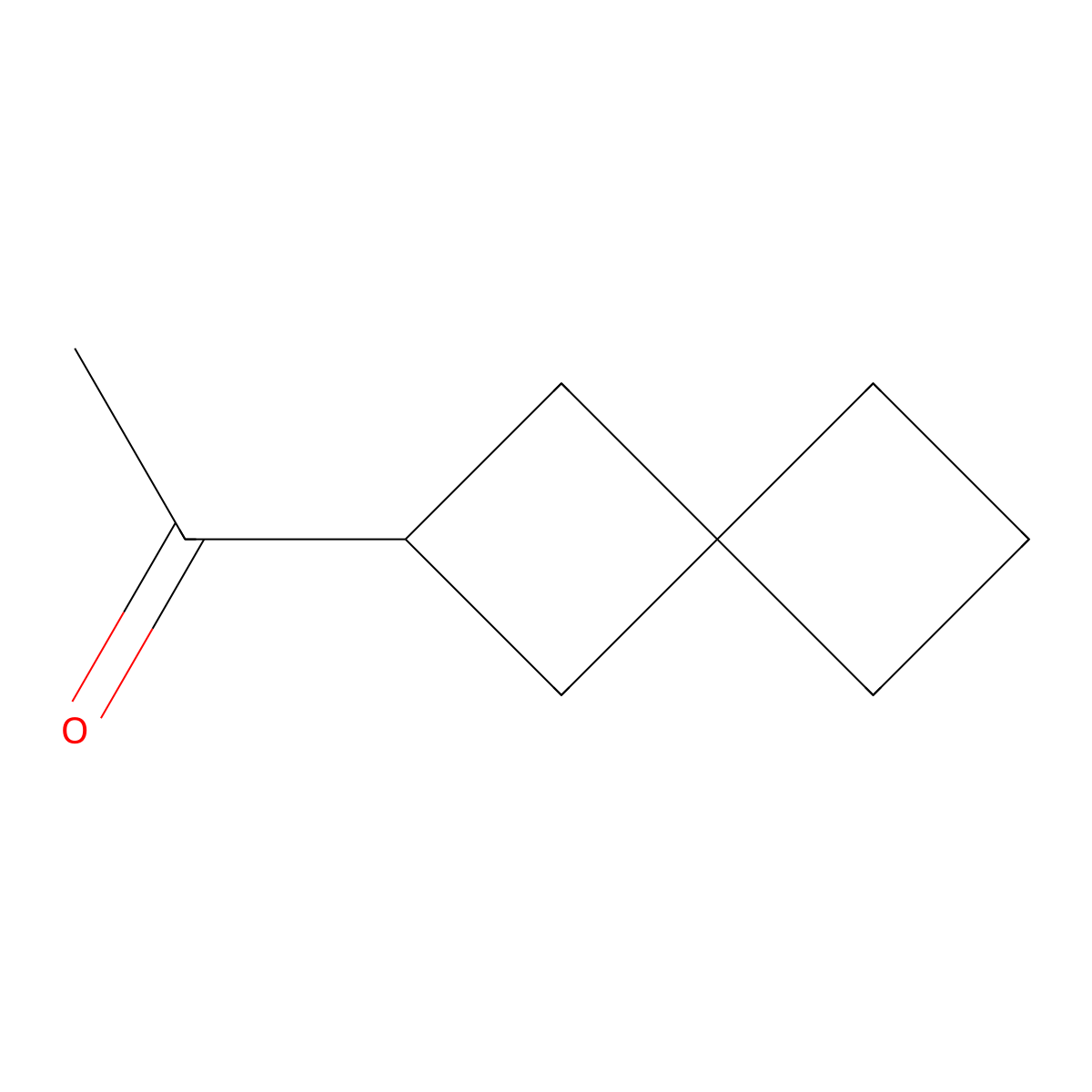 1-{Spiro[3.3]heptan-2-yl}ethan-1-one molecular structure, CAS 1447733-26-7