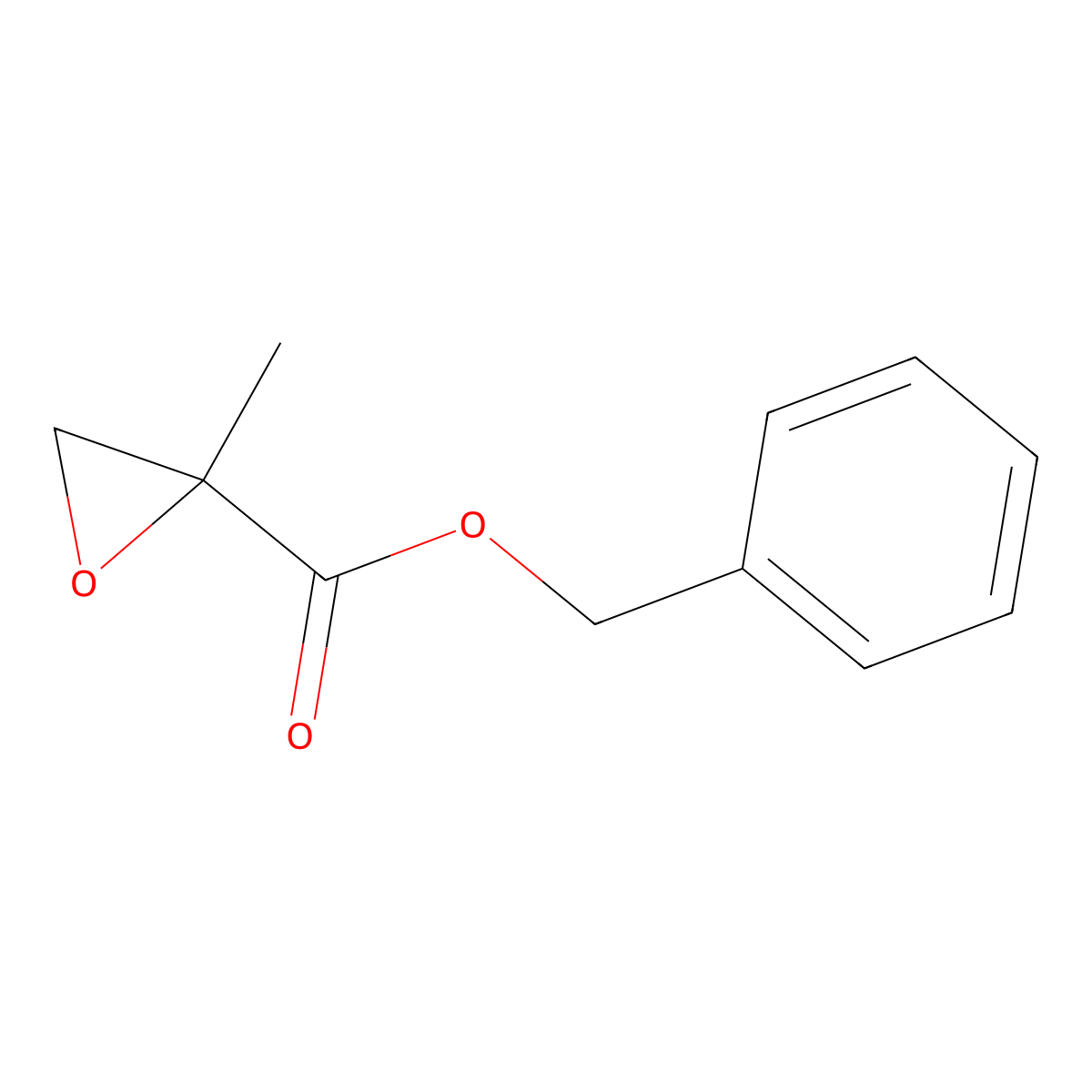 Benzyl 2-methyloxirane-2-carboxylate molecular structure, CAS 1447734-06-6