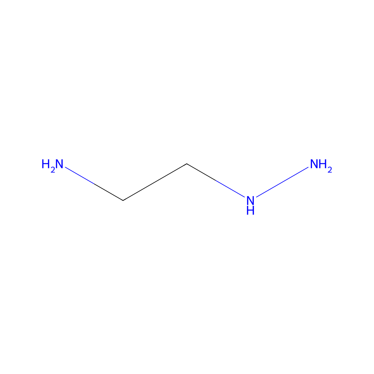 2-Aminoethylhydrazine molecular structure, CAS 14478-61-6