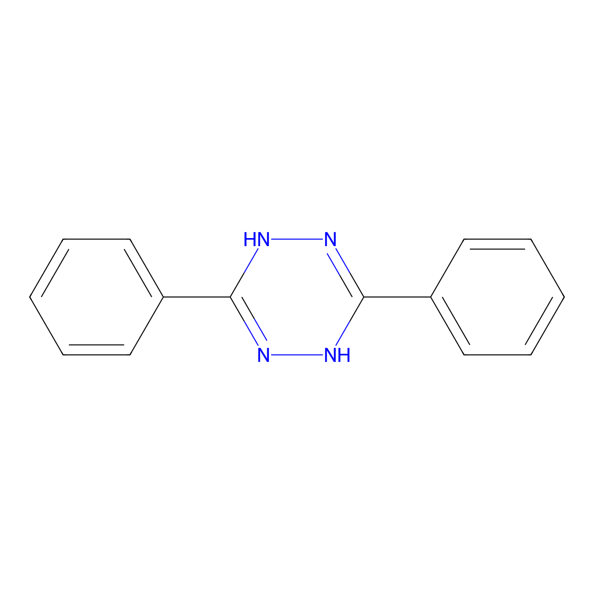 1,4-Dihydro-3,6-diphenyl-1,2,4,5-tetrazine molecular structure, CAS 14478-73-0