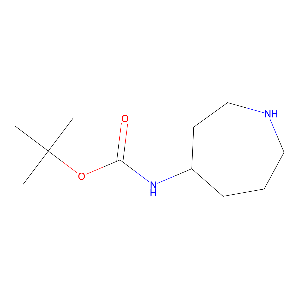 (R)-tert-Butyl azepan-4-ylcarbamate molecular structure, CAS 1447823-06-4