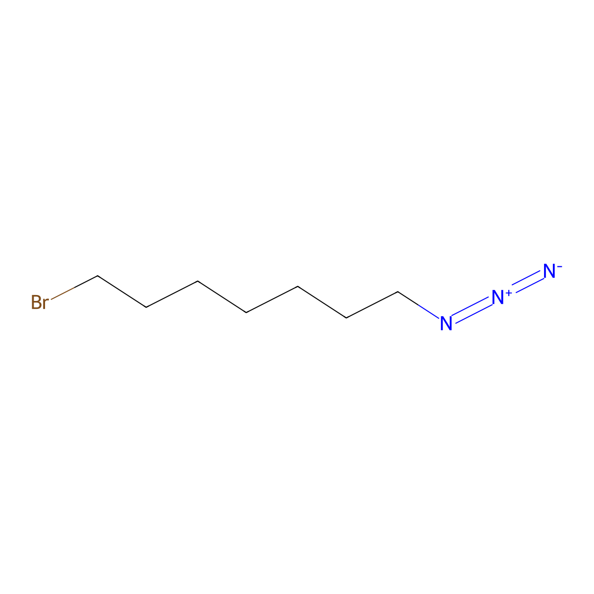 1-Azido-7-bromoheptane molecular structure, CAS 1447829-67-5