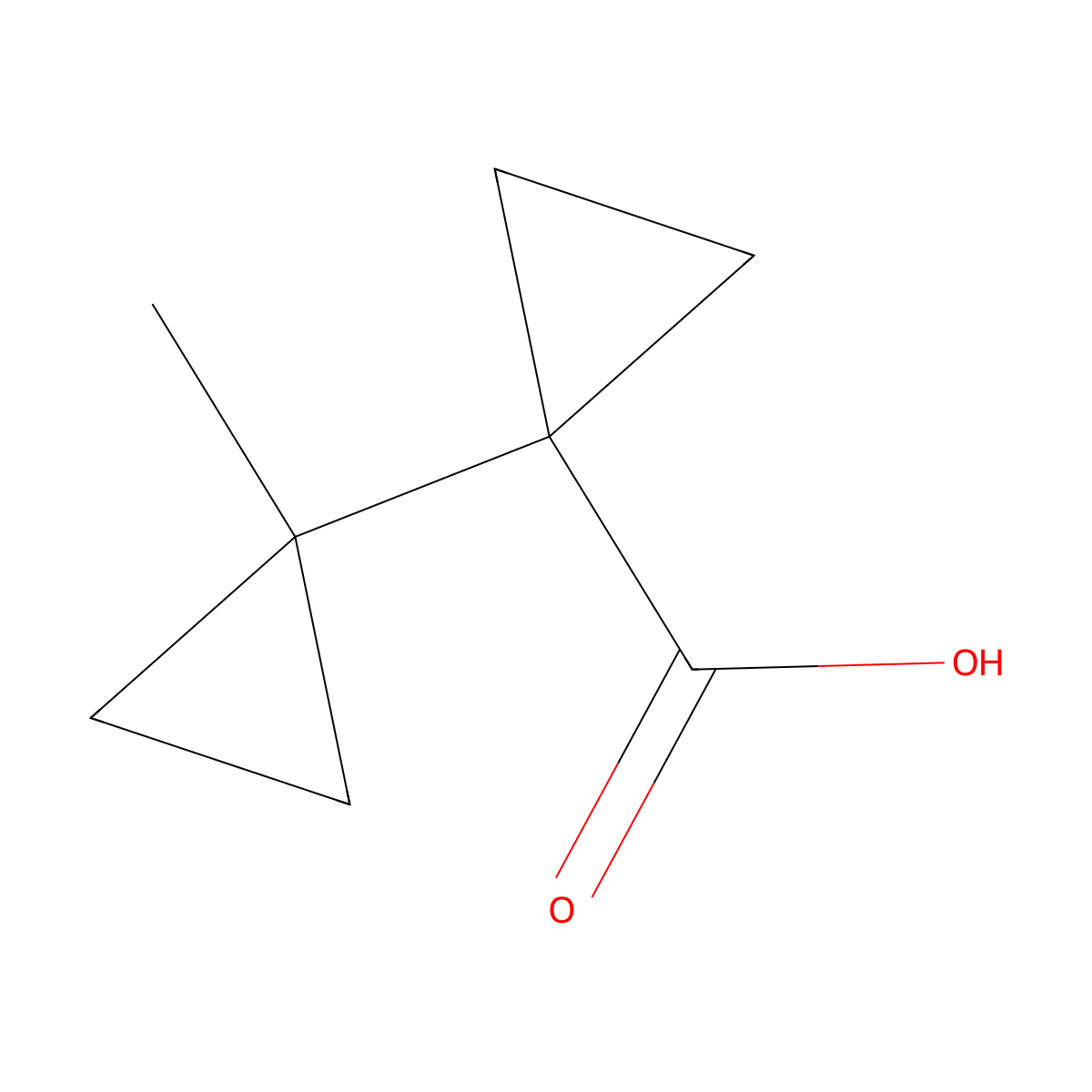1-(1-Methylcyclopropyl)cyclopropane-1-carboxylicacid molecular structure, CAS 1447944-35-5