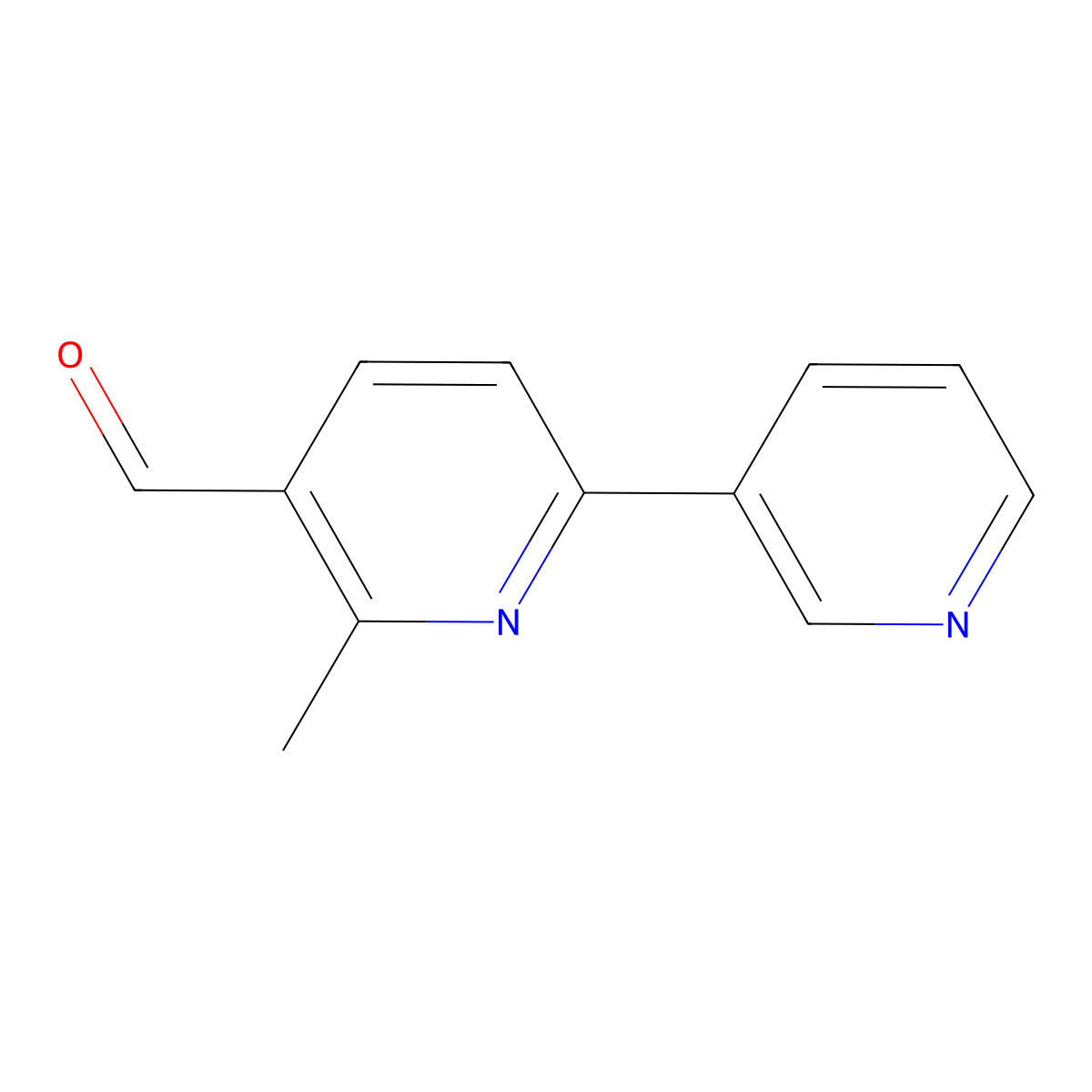 6-Methyl-[2,3'-bipyridine]-5-carbaldehyde molecular structure, CAS 1447949-54-3