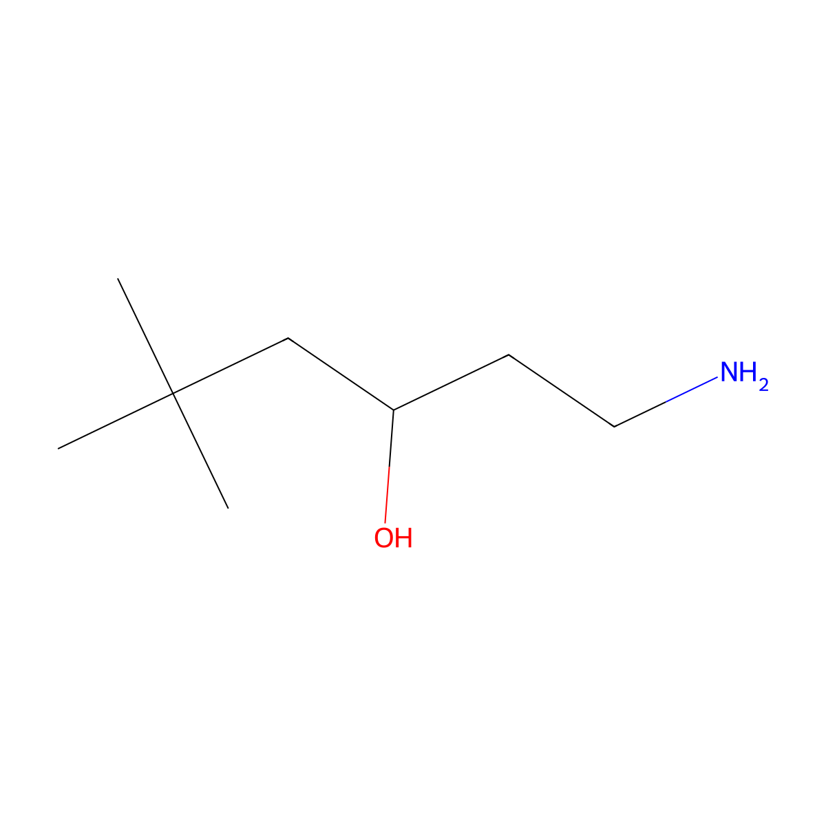 1-Amino-5,5-dimethylhexan-3-ol molecular structure, CAS 1447964-55-7