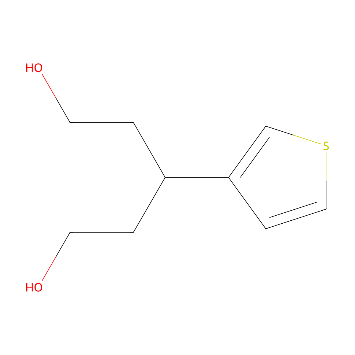 3-(3-Thienyl)pentane-1,5-diol molecular structure, CAS 1447964-64-8