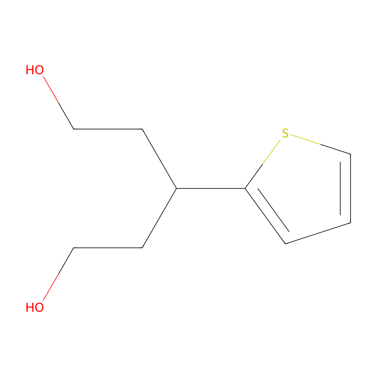 3-(2-Thienyl)pentane-1,5-diol molecular structure, CAS 1447967-09-0