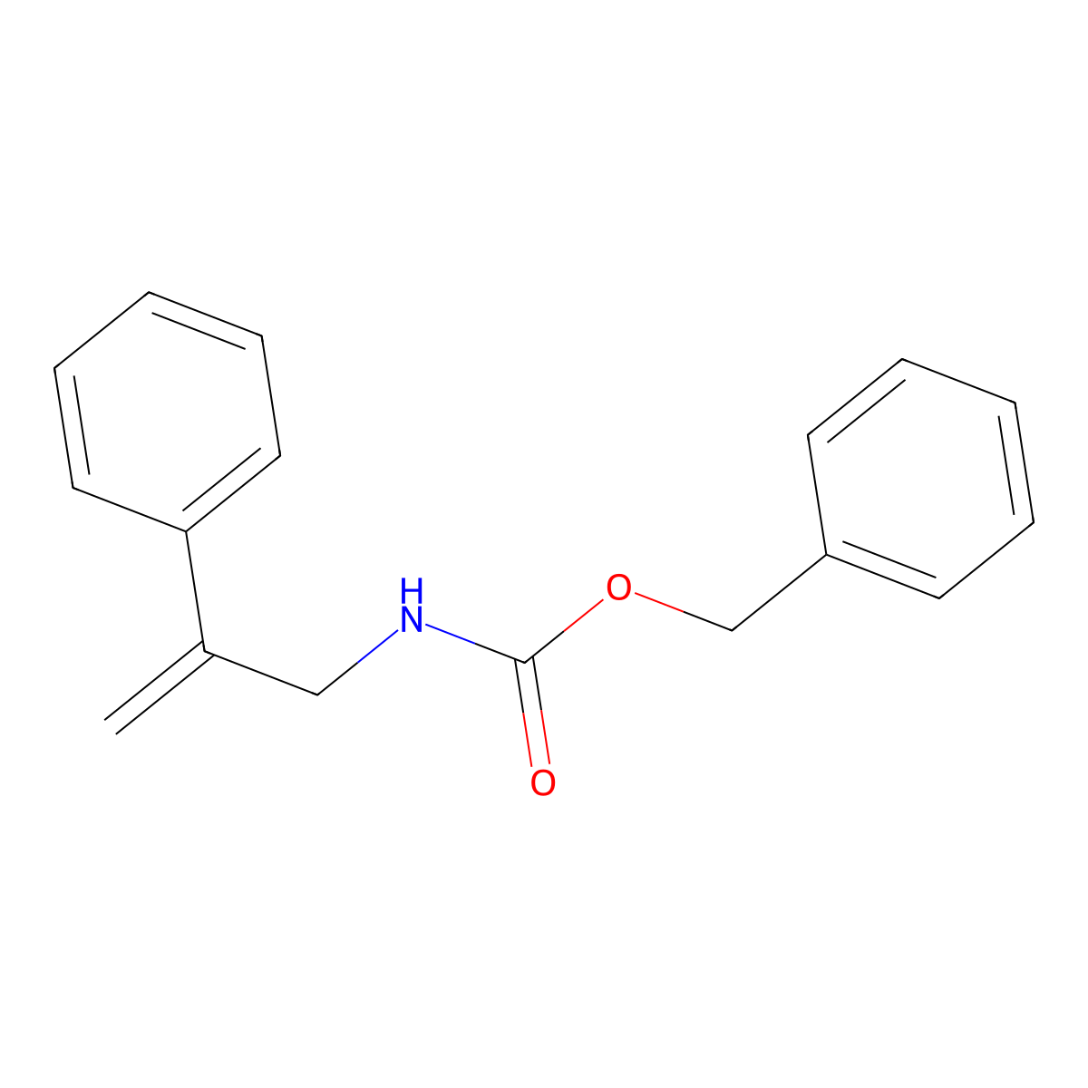 benzyl N-(2-phenylprop-2-en-1-yl)carbamate molecular structure, CAS 1447974-77-7