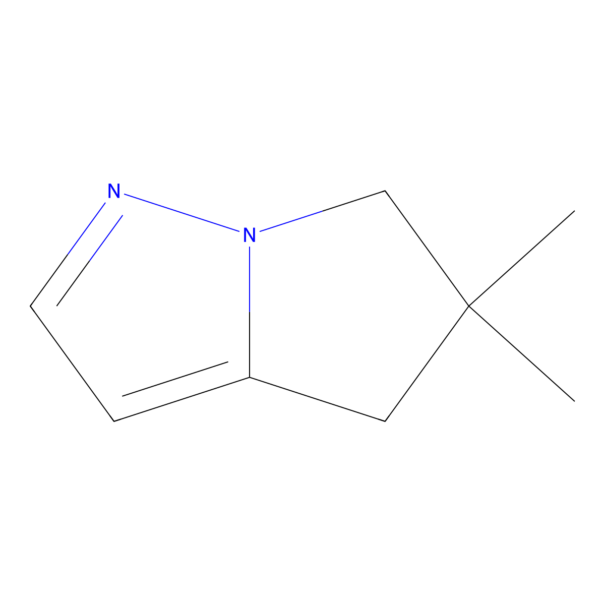 5,5-Dimethyl-5,6-dihydro-4H-pyrrolo[1,2-b]pyrazole molecular structure, CAS 1447997-32-1