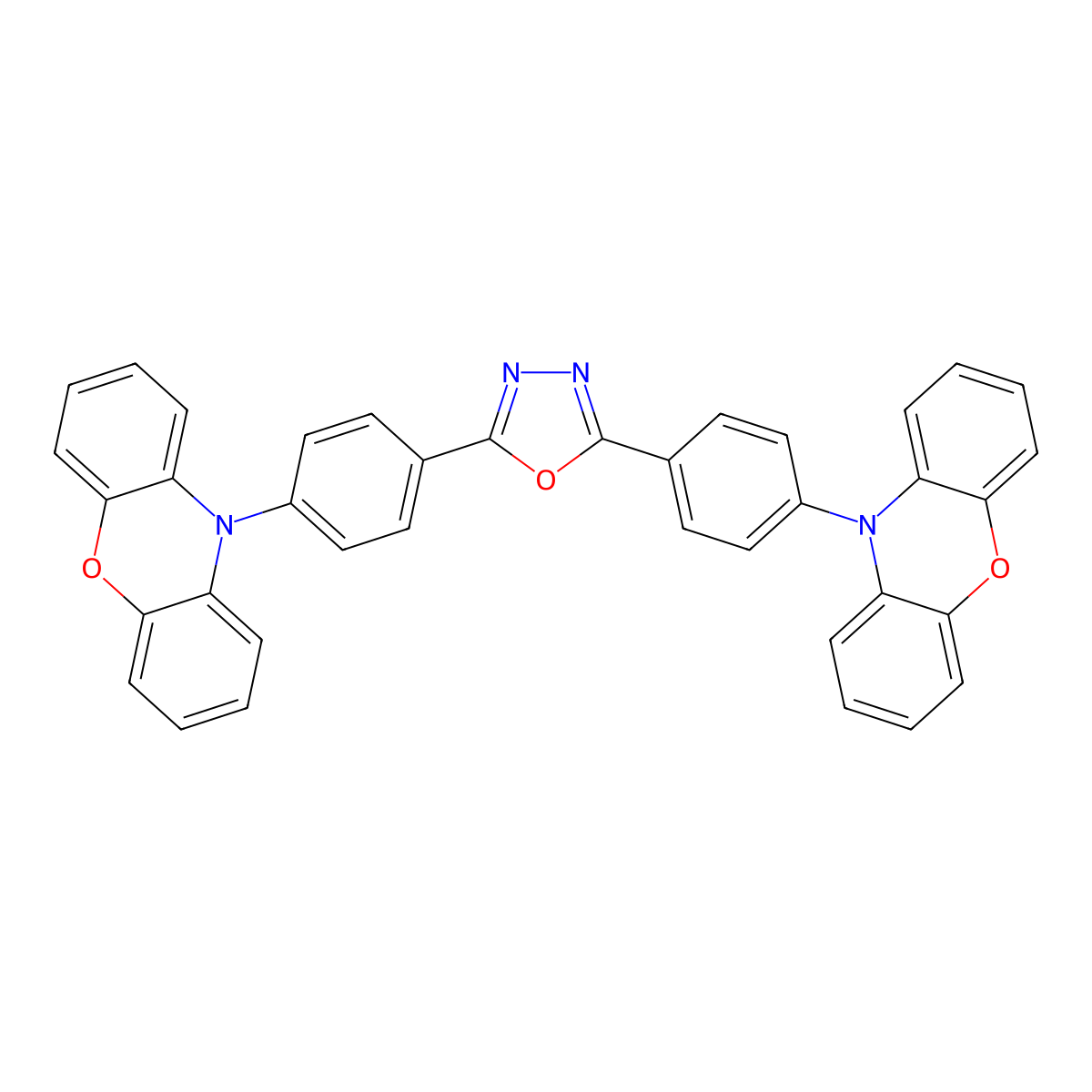 bis-PXZ-OXD molecular structure, CAS 1447998-13-1