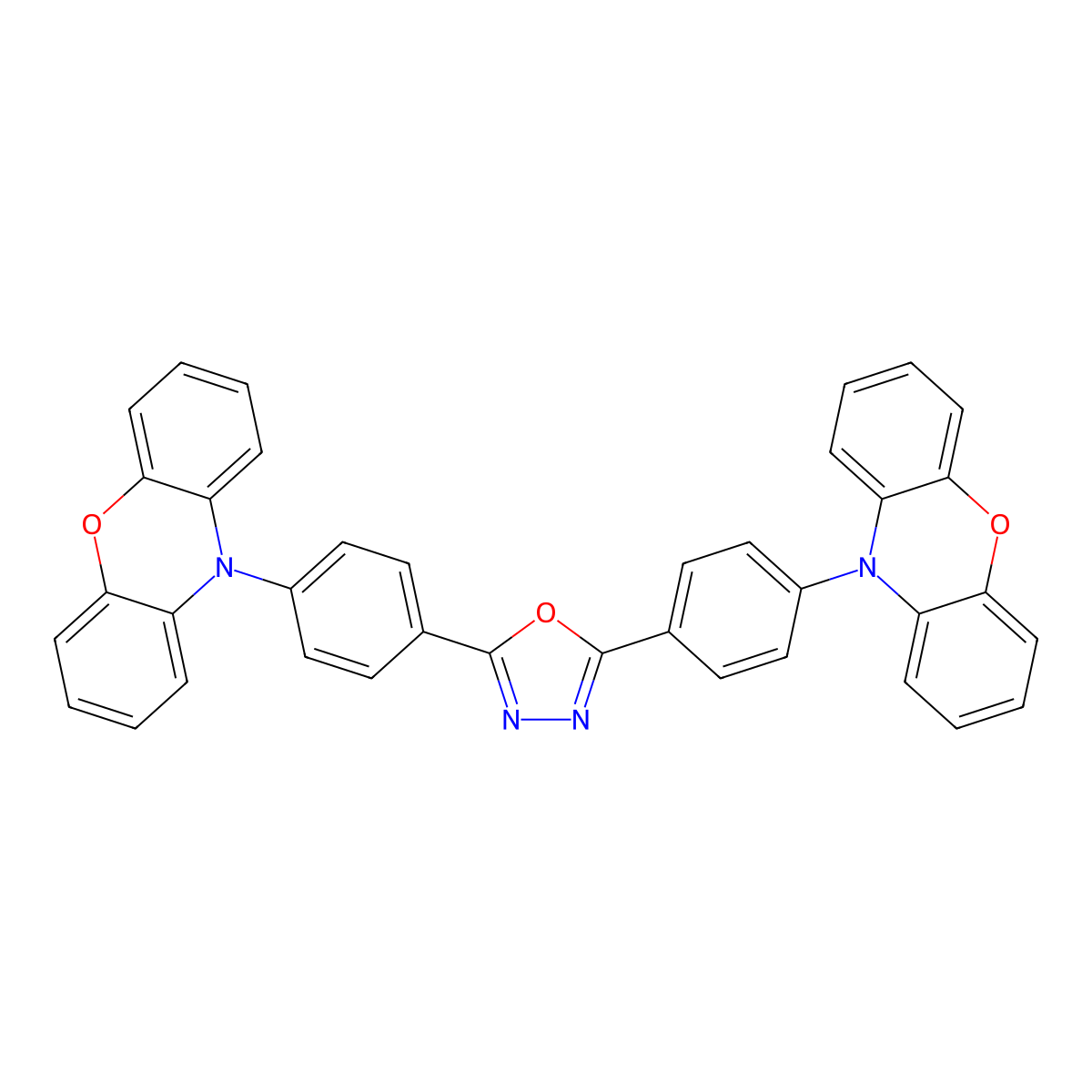 bis-PXZ-OXD molecular structure, CAS 1447998-13-1