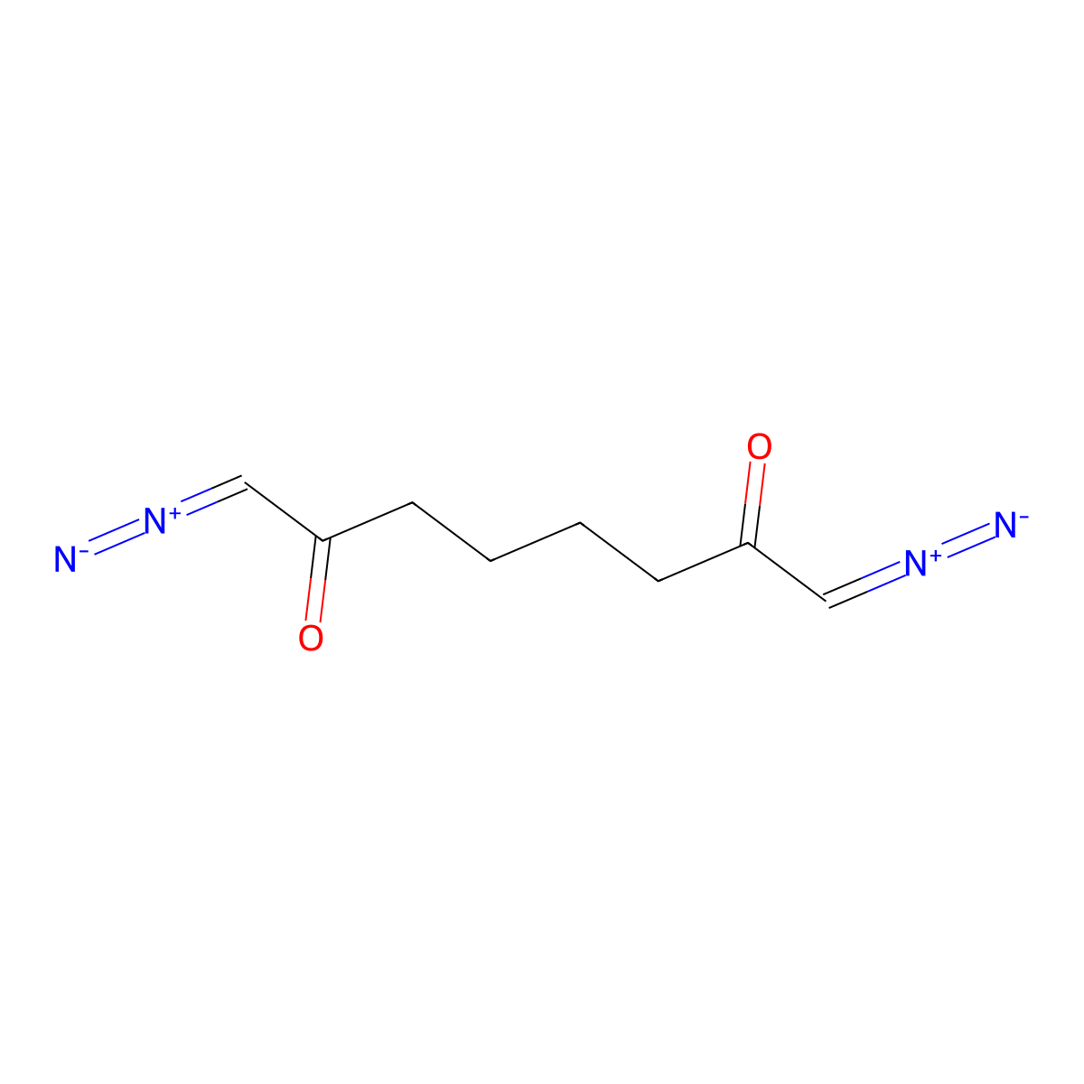 Octanedial, 2,7-dioxo-, N,N-dione molecular structure, CAS 1448-16-4
