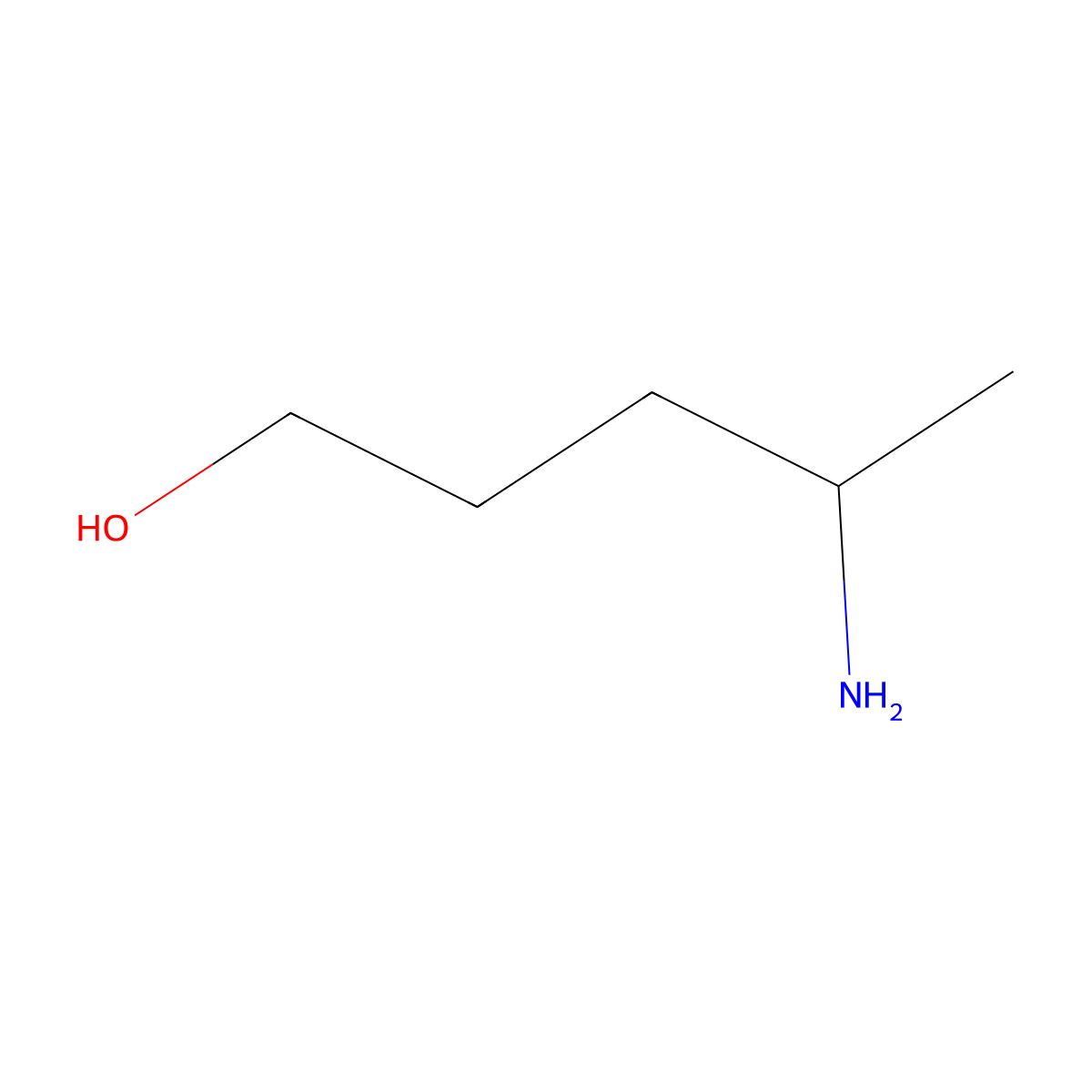 (4R)-4-Amino-1-pentanol molecular structure, CAS 1448001-24-8