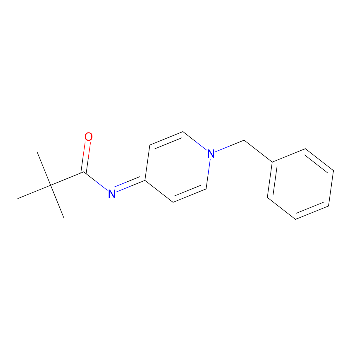 N-(1-benzylpyridin-4(1H)-ylidene)pivalamide molecular structure, CAS 1448030-40-7