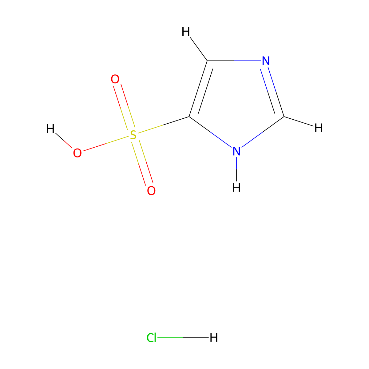 1H-imidazole-4-sulfonic acid hydrochloride molecular structure, CAS 1448045-95-1