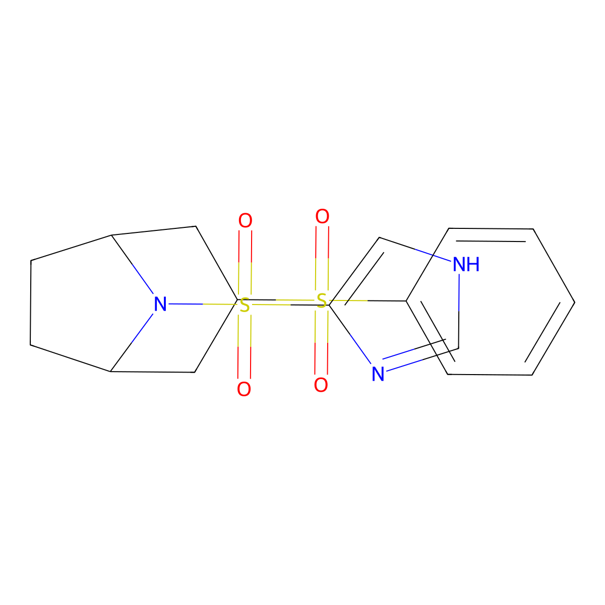 (1R,5S)-8-((1H-imidazol-4-yl)sulfonyl)-3-(phenylsulfonyl)-8-azabicyclo[3.2.1]octane molecular structure, CAS 1448062-87-0