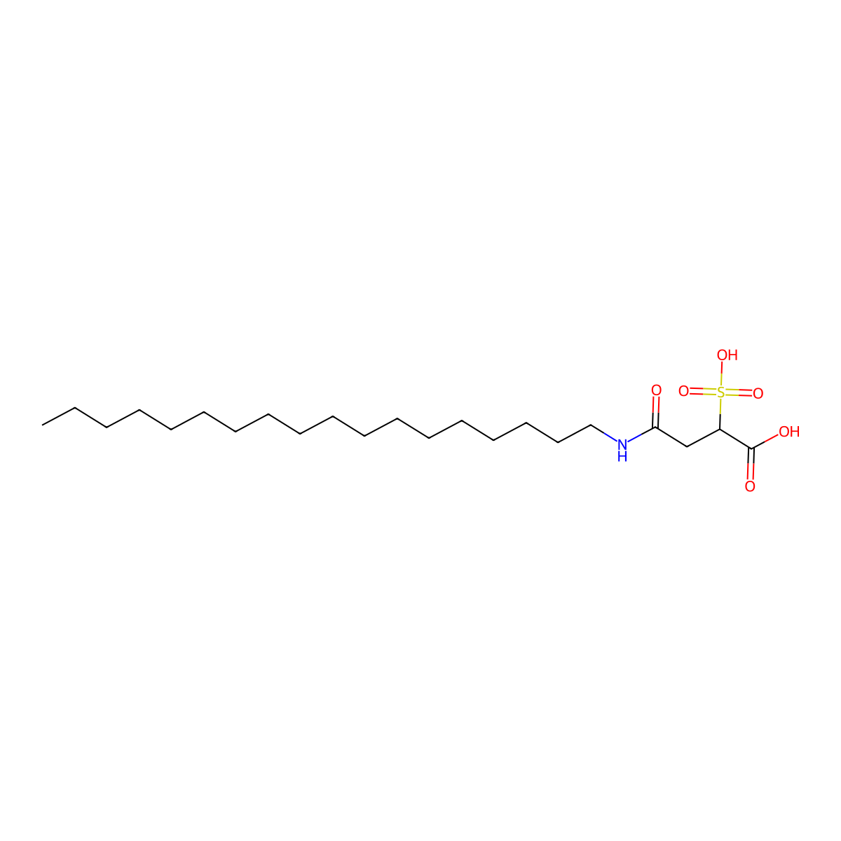 4-(Octadecylamino)-4-oxo-2-sulfobutanoic acid molecular structure, CAS 14481-60-8