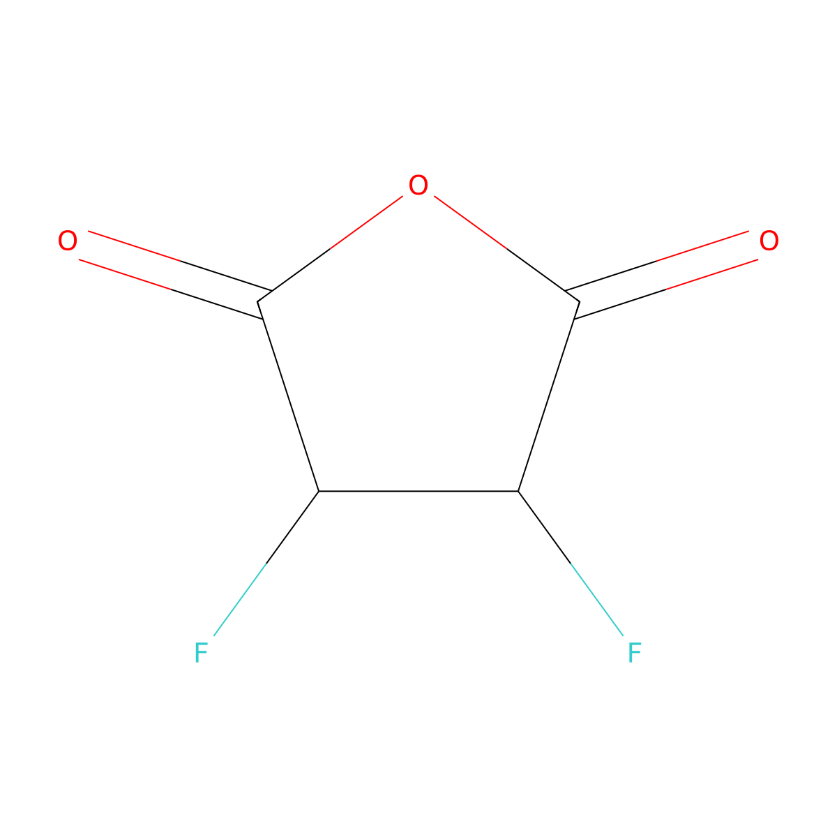 3,4-Difluorooxolane-2,5-dione molecular structure, CAS 1448159-19-0