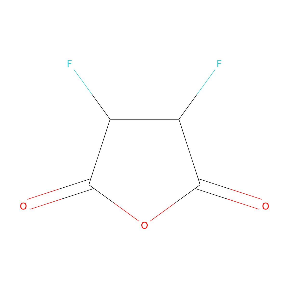 3,4-Difluorooxolane-2,5-dione molecular structure, CAS 1448159-19-0
