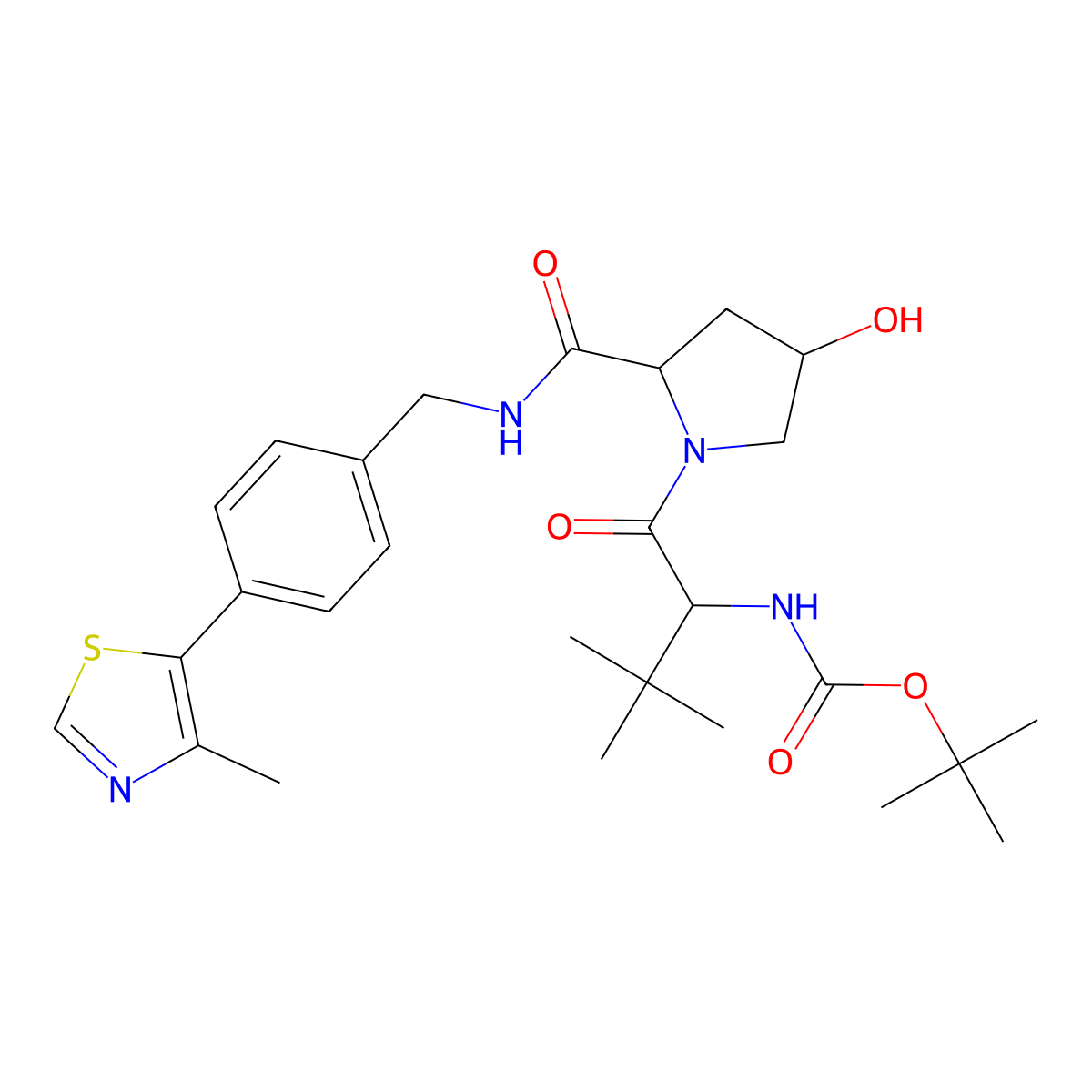 (S,R,S)-AHPC-Boc molecular structure, CAS 1448189-98-7