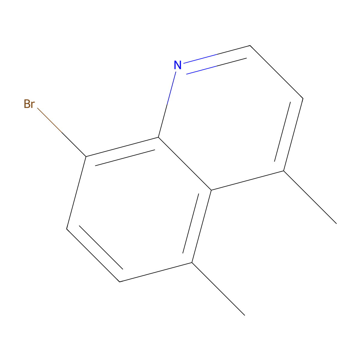 8-Bromo-4,5-dimethylquinoline molecular structure, CAS 1448230-55-4