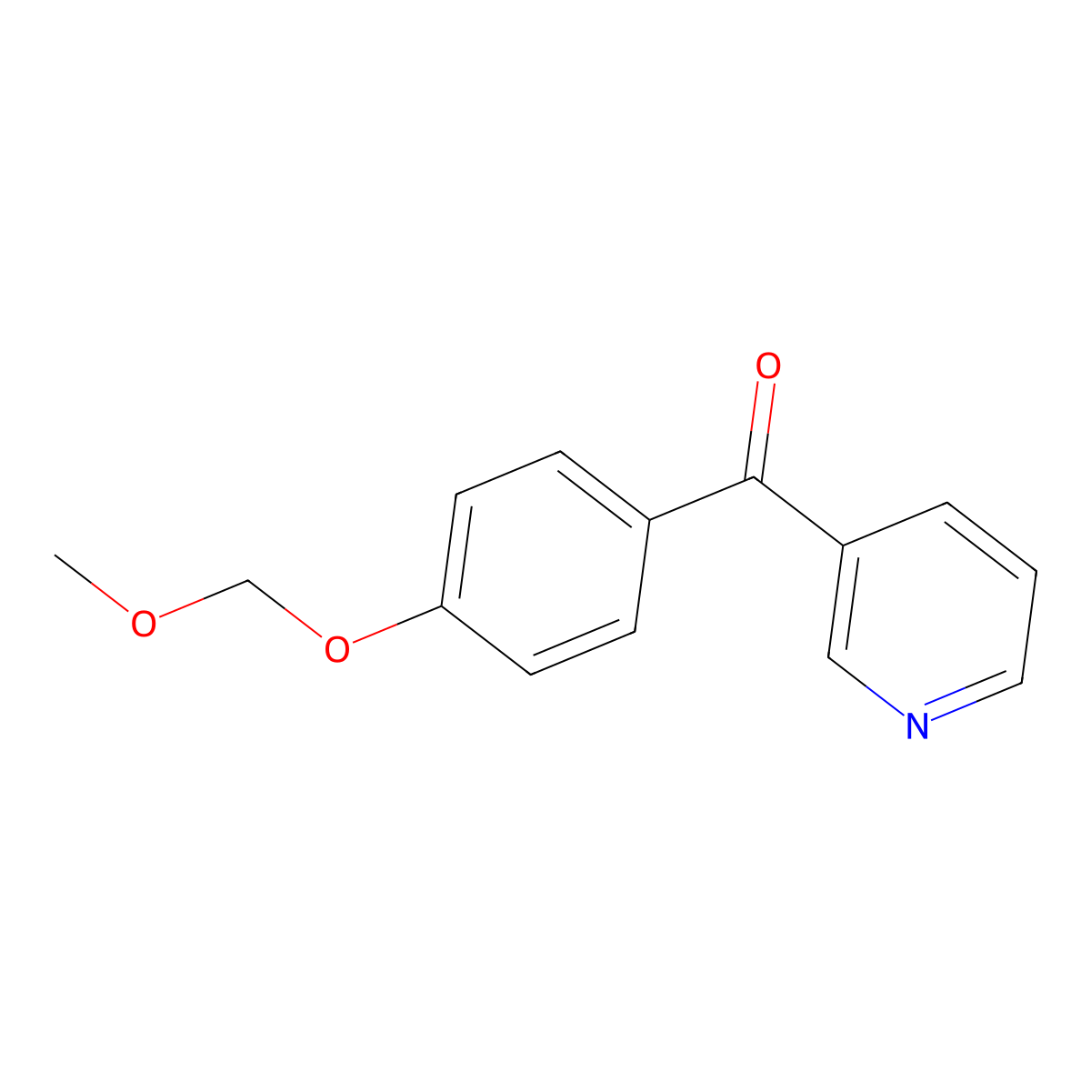 [4-(Methoxymethoxy)phenyl](pyridin-3-yl)methanone molecular structure, CAS 144824-63-5
