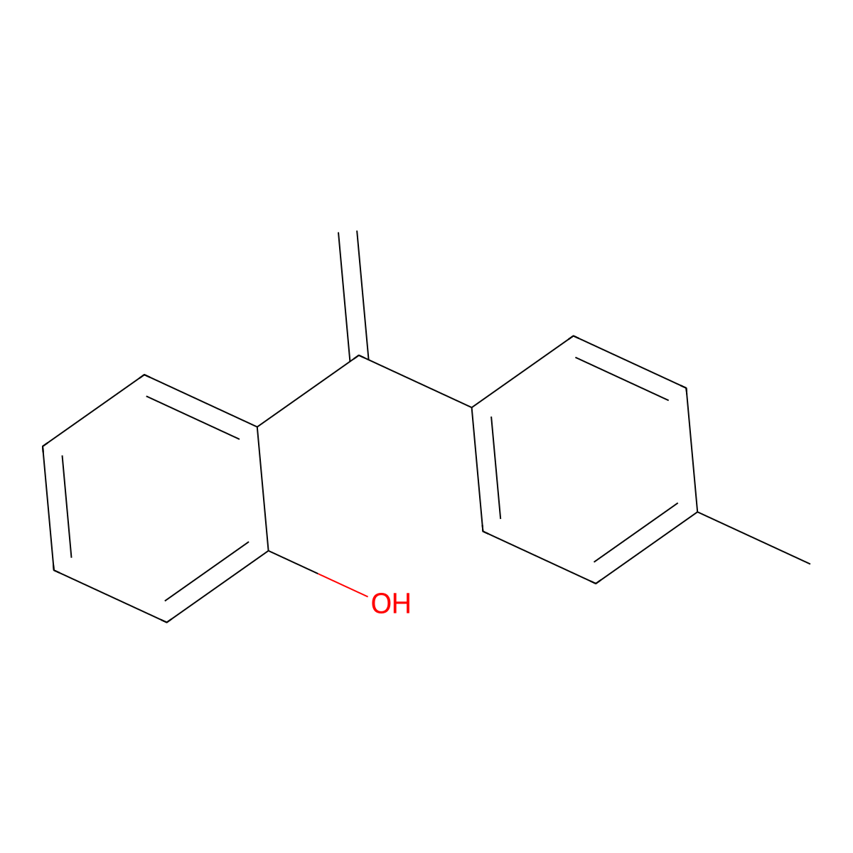 2-[1-(4-Methylphenyl)ethenyl]phenol molecular structure, CAS 1448251-11-3
