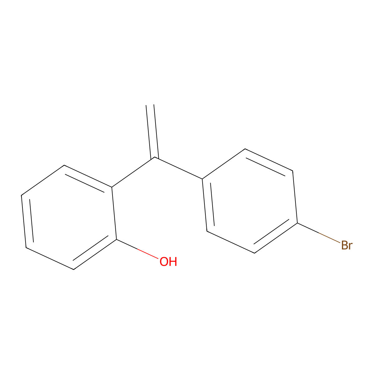 2-[1-(4-Bromophenyl)ethenyl]phenol molecular structure, CAS 1448251-17-9