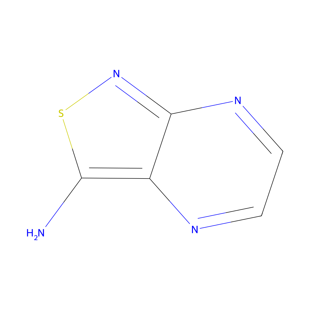 [1,2]Thiazolo[3,4-b]pyrazin-3-amine molecular structure, CAS 1448338-30-4