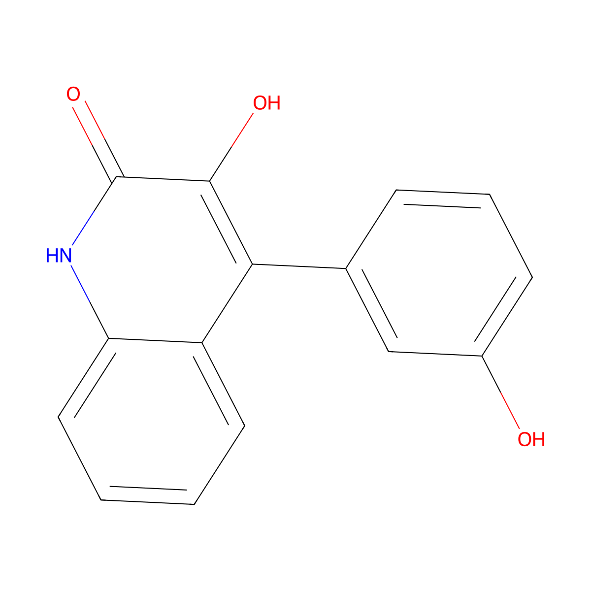 Viridicatol molecular structure, CAS 14484-44-7