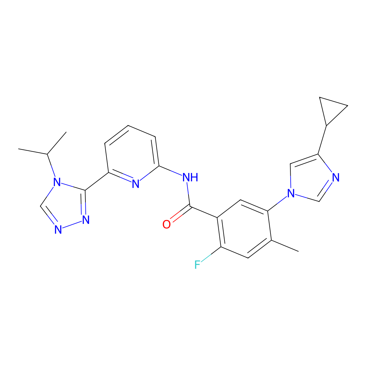 Selonsertib molecular structure, CAS 1448428-04-3