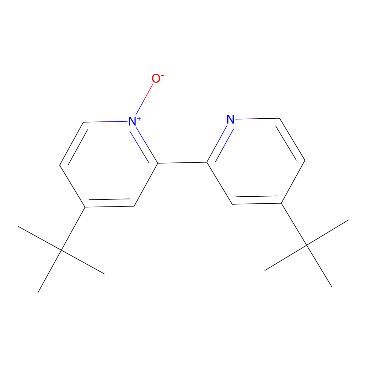 4,4'-Di-tert-butyl-[2,2'-bipyridine] 1-oxide molecular structure, CAS 1448549-30-1