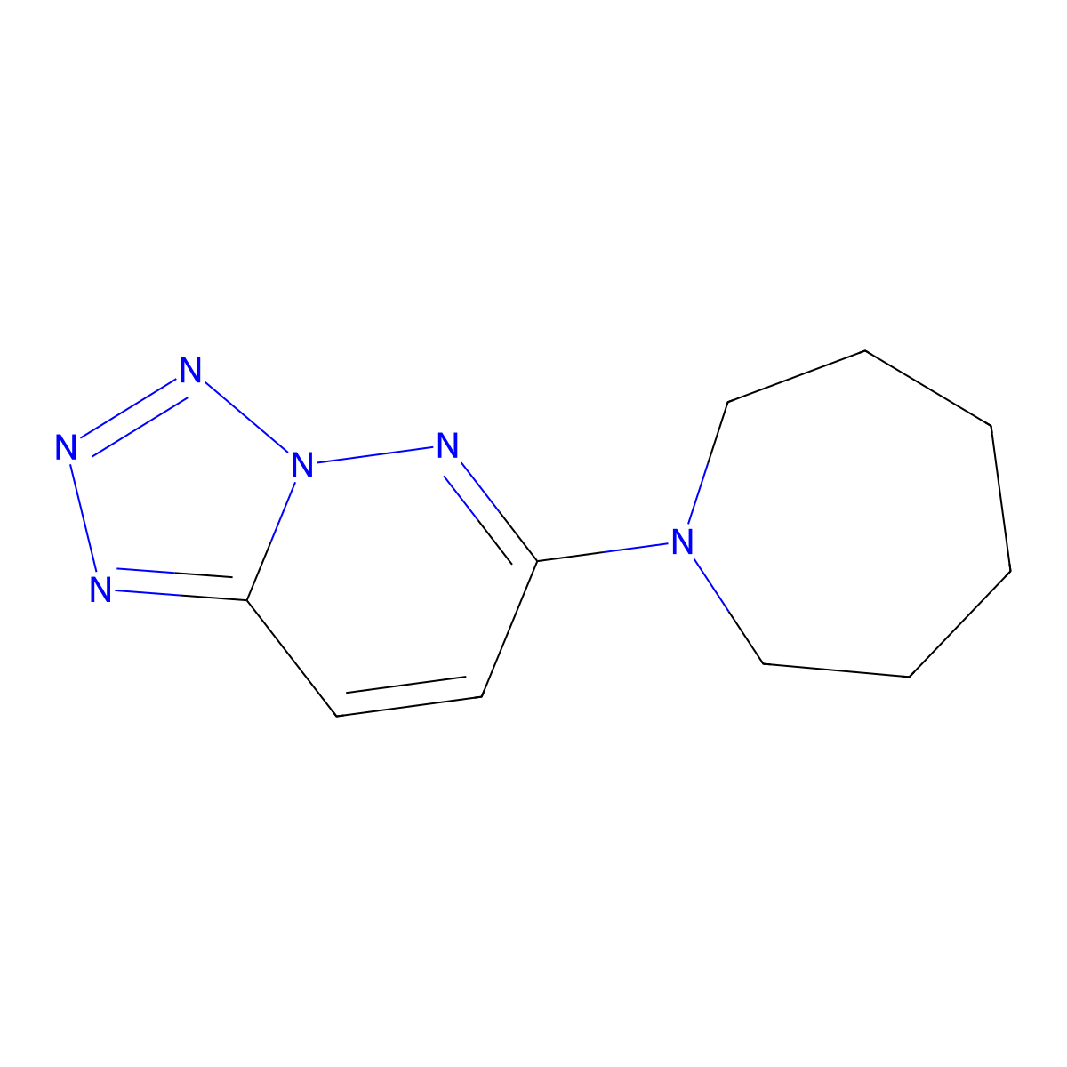 6-(Azepan-1-yl)tetrazolo[1,5-b]pyridazine molecular structure, CAS 14486-45-4