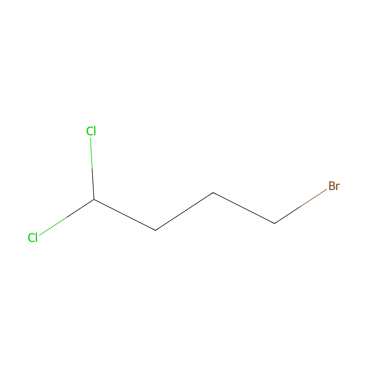 4-Bromo-1,1-dichlorobutane molecular structure, CAS 144873-00-7