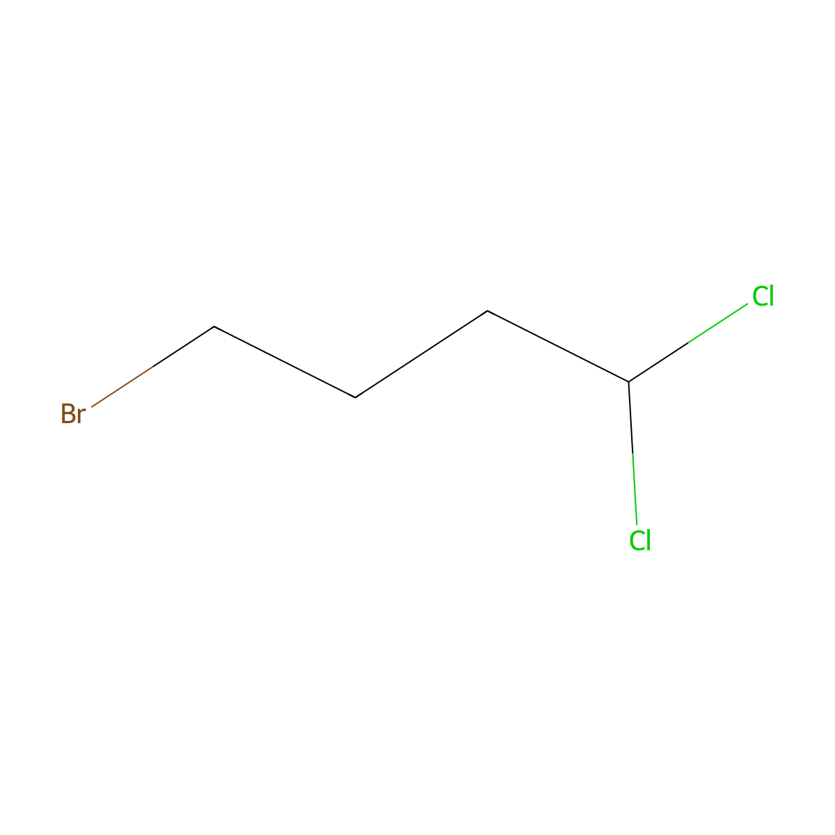 4-Bromo-1,1-dichlorobutane molecular structure, CAS 144873-00-7
