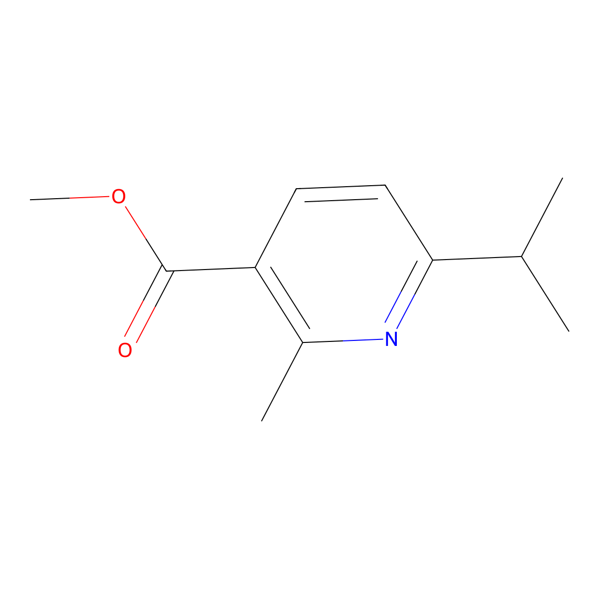 Methyl 2-methyl-6-propan-2-ylpyridine-3-carboxylate molecular structure, CAS 1448776-75-7