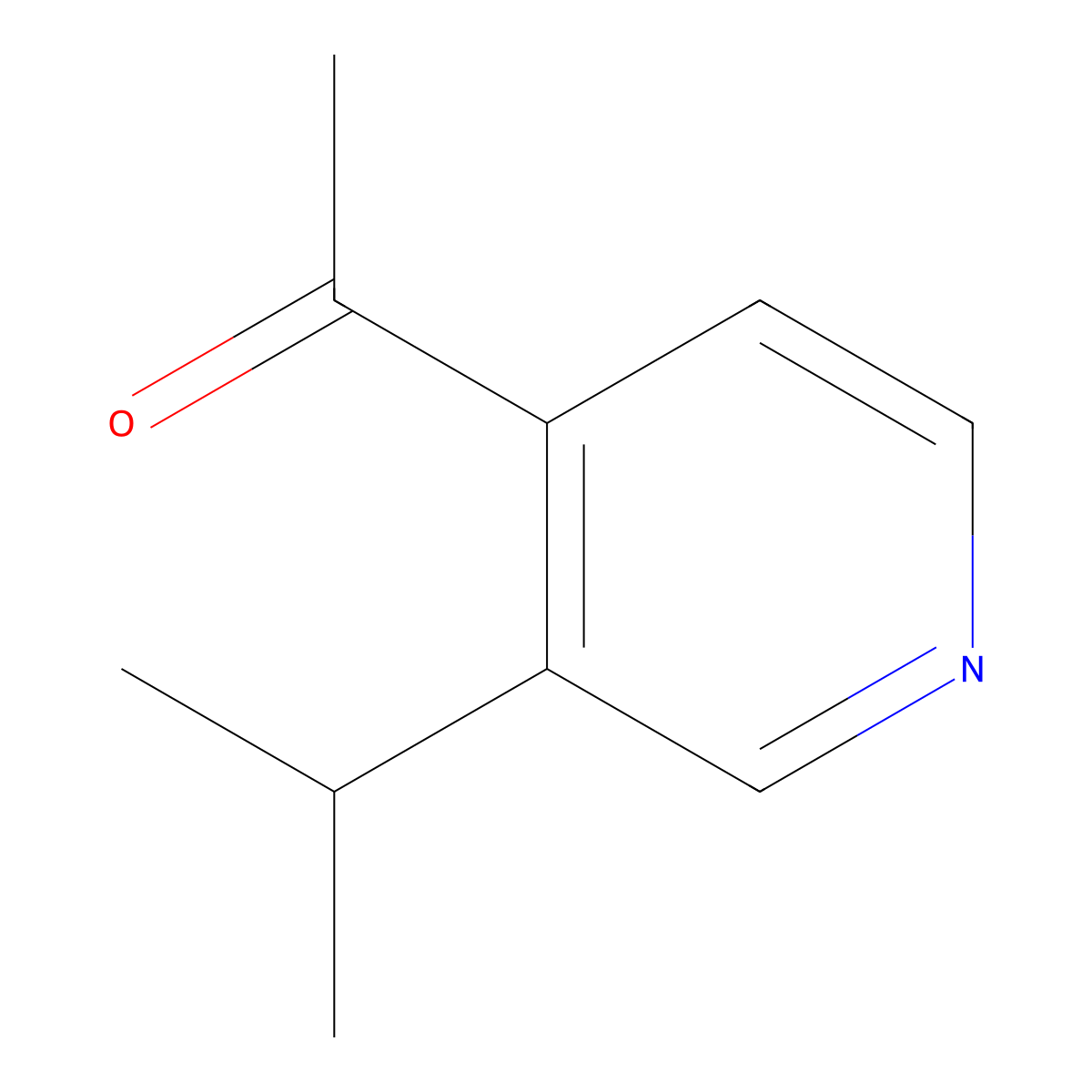 1-(3-Isopropylpyridin-4-yl)ethanone molecular structure, CAS 1448777-19-2
