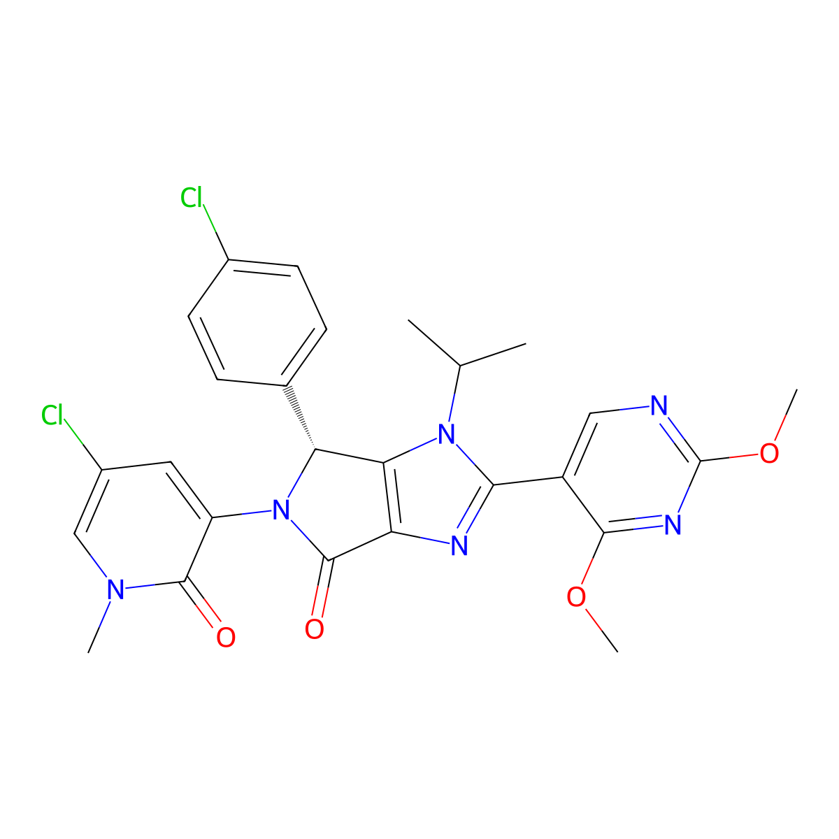 Siremadlin (R Enantiomer) molecular structure, CAS 1448867-42-2