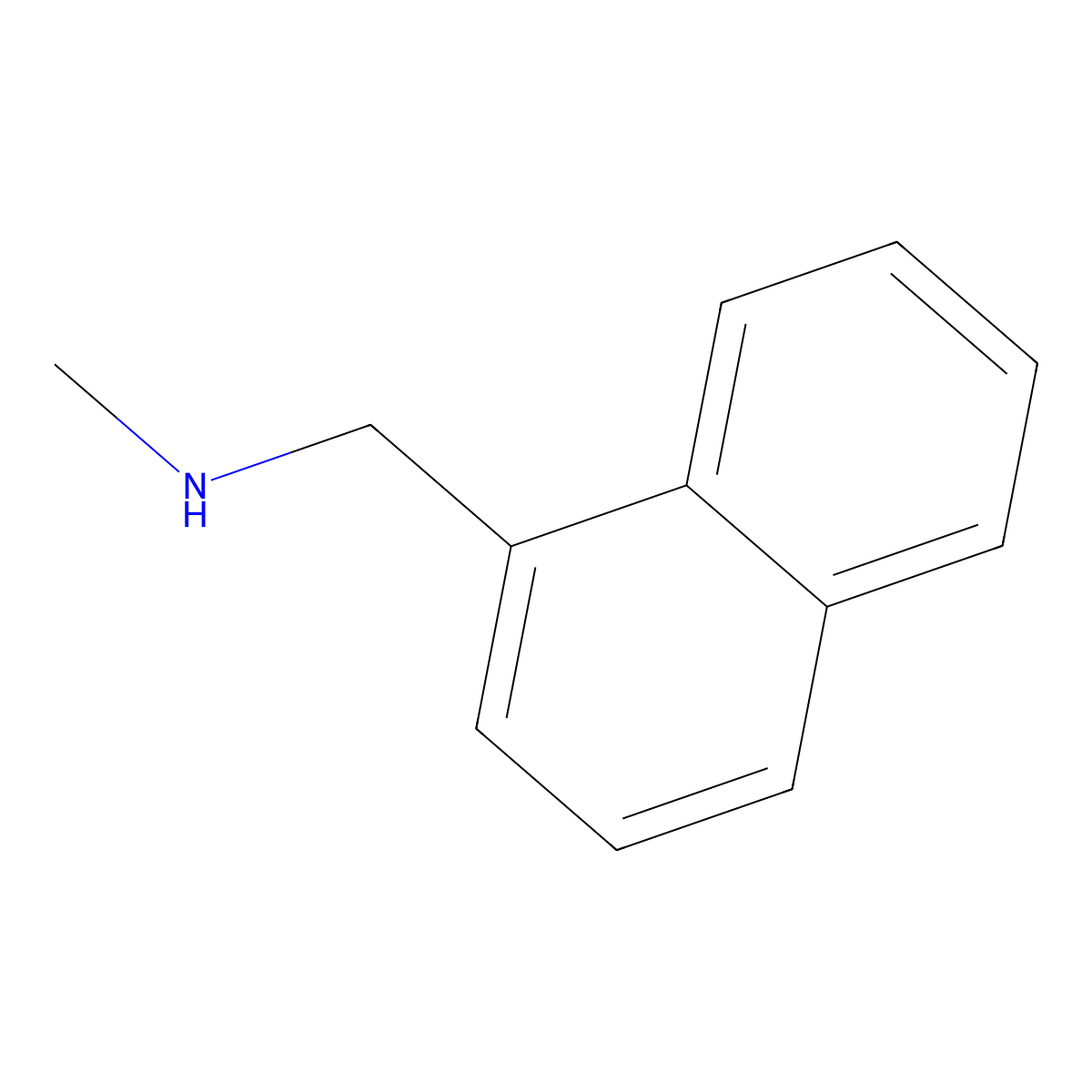 N-Methyl-N-naphthylmethylamine molecular structure, CAS 14489-75-9
