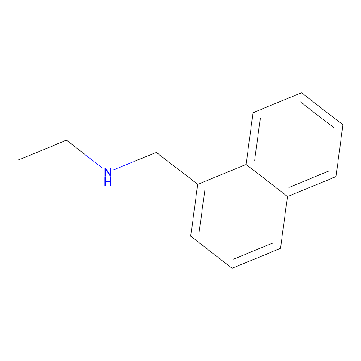N-(naphthalen-1-ylmethyl)ethanamine molecular structure, CAS 14489-76-0