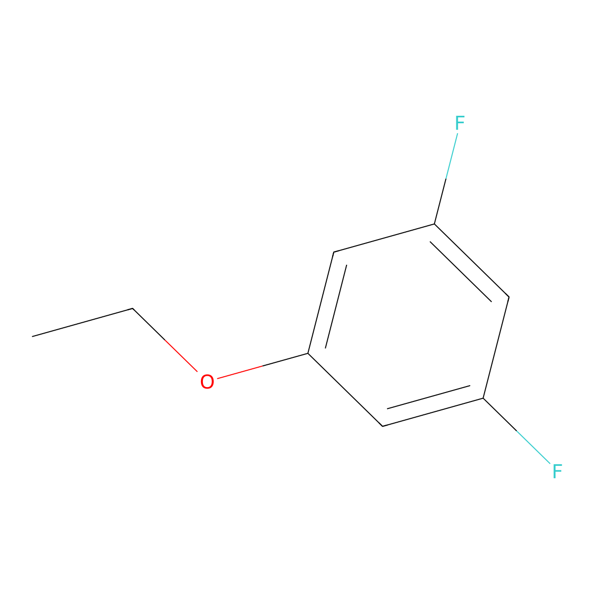 1,3-Difluoro-5-ethoxybenzene molecular structure, CAS 144891-25-8