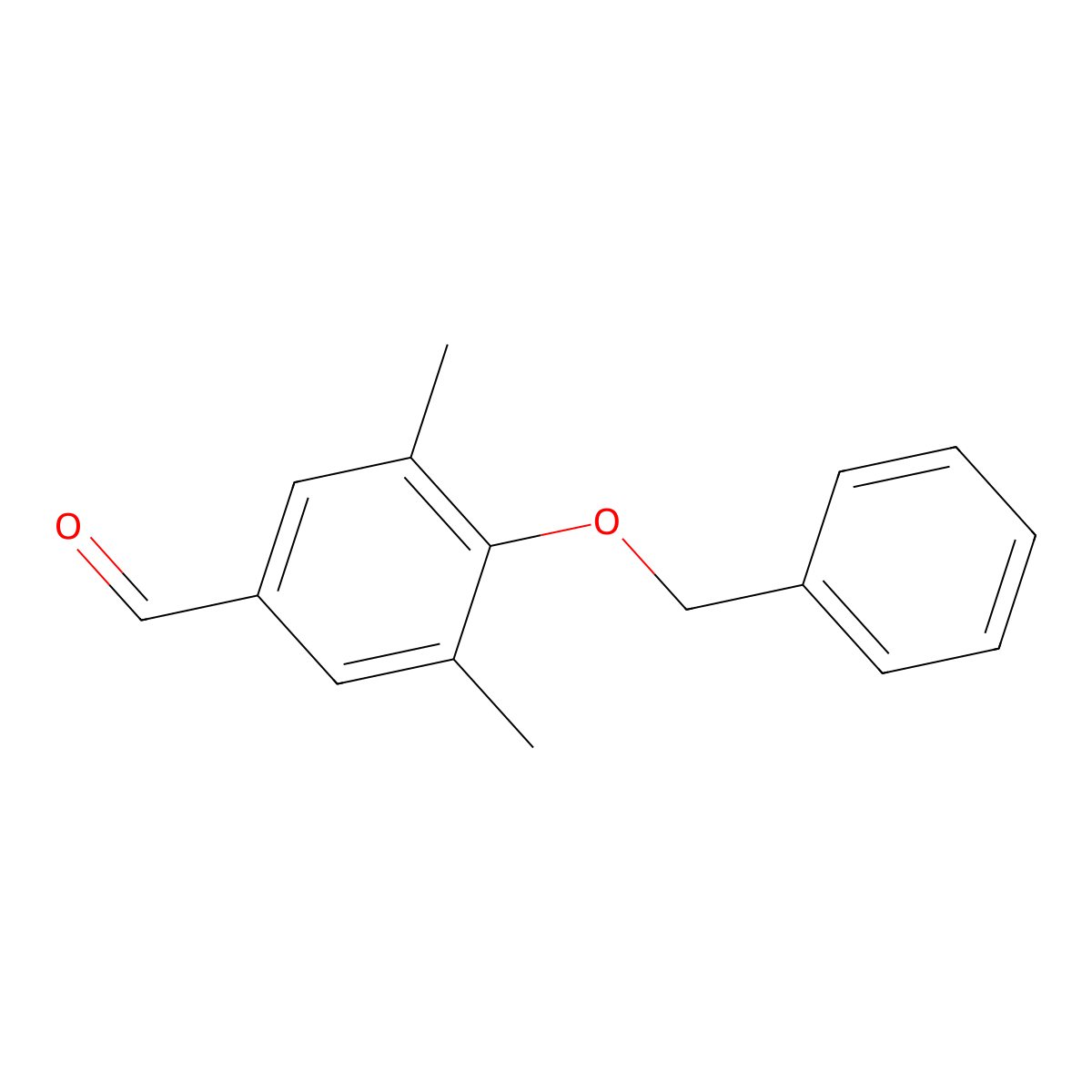 4-(Benzyloxy)-3,5-dimethylbenzaldehyde molecular structure, CAS 144896-51-5